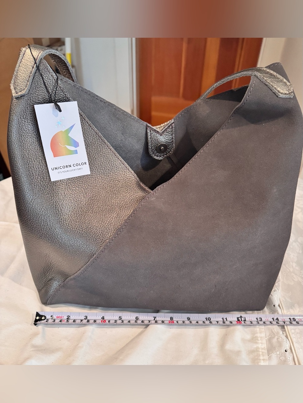 Portland Leather OS Naomi in Stargrey